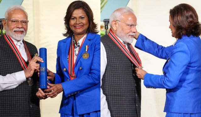 PM Modi Honored with Trinidad & Tobago’s Highest National Award