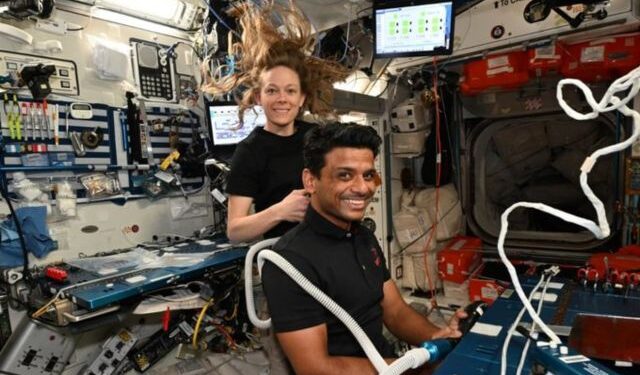 First Indian space haircut
