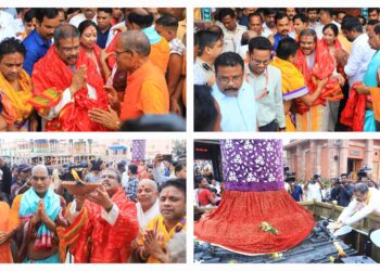 Education Minister Pradhan offers prayers at Puri Jagannath Temple, discusses education policy 