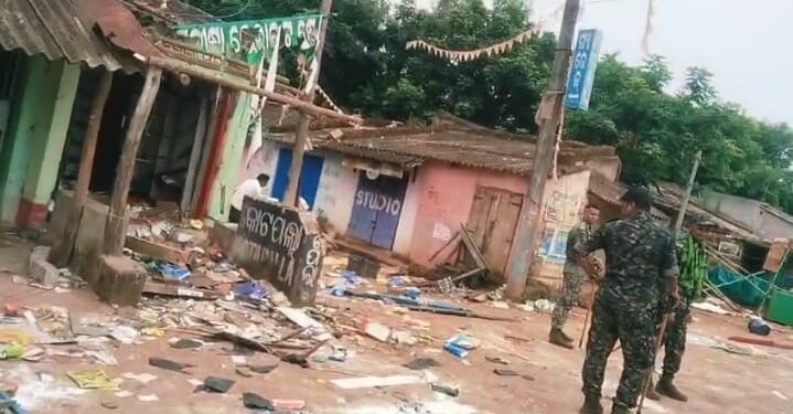 Khordha market dispute