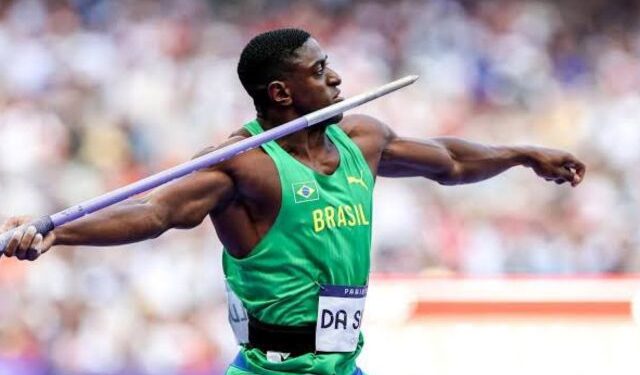 Luiz Mauricio 91m javelin throw