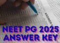 NEET PG 2025 answer keys