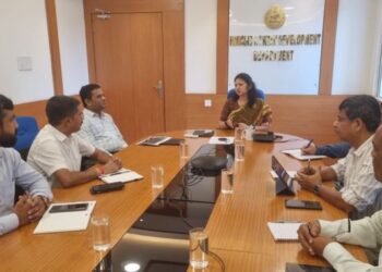 Plastic waste road construction Odisha