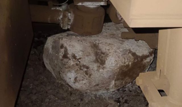 Rayagada train boulder incident