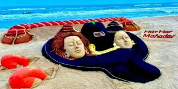 Sudarsan Pattnaik Sawaan Sand Sculpture