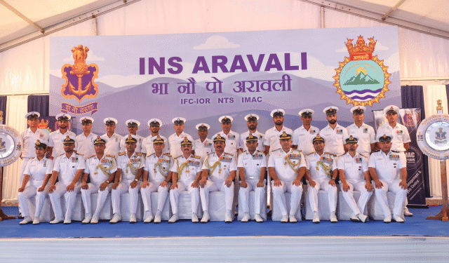 INS Aravali Naval Base Commissioning
