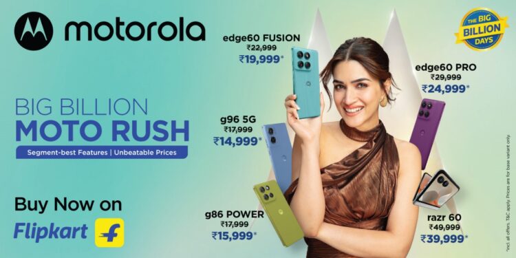 Motorola Flipkart Big Billion Days Sale
