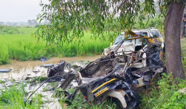 Angul road accident