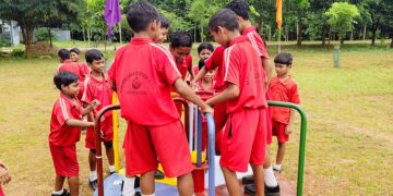 Fitness-cum-amusement park benefits 700+ tribal students in Rayagada school