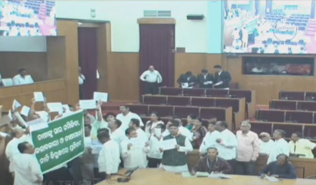 Odisha Assembly Chaos
