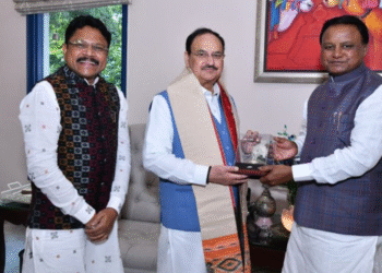 Odisha CM Mohan Majhi meets JP Nadda