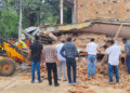 Koraput market roof collapse