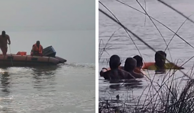 Woman Swept Away