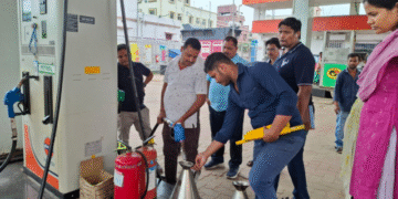 Lingaraj petrol pump raid