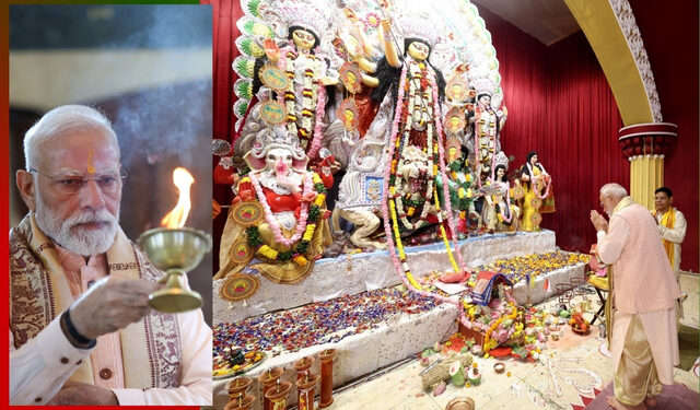 PM Modi Durga Puja