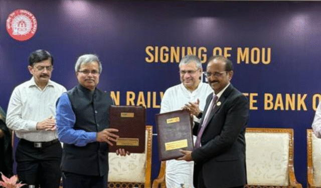 Indian Railways SBI insurance MoU