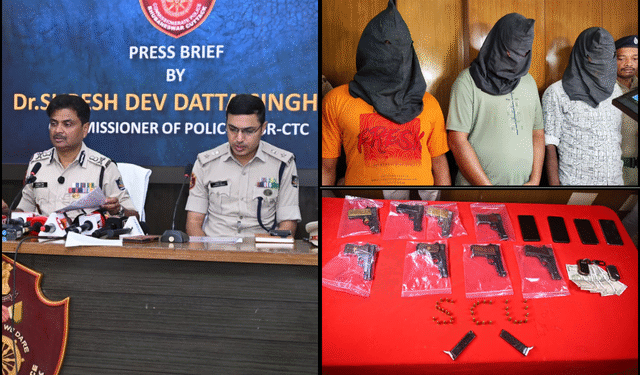 Bhubaneswar illegal firearms seizure