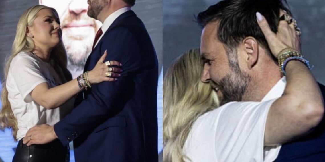 JD Vance and Erika Kirk’s Emotional Hug at Ole Miss Sparks Online Buzz ...