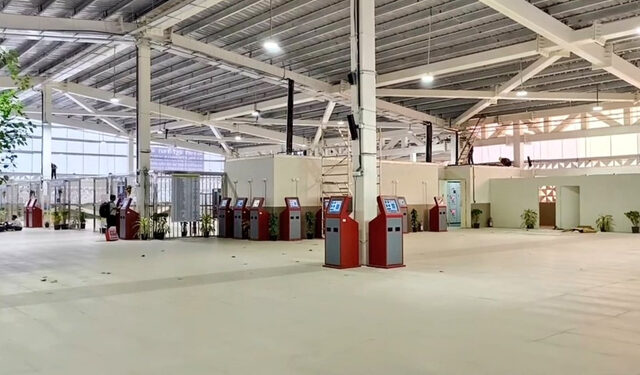 Passenger holding areas