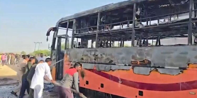 Jaisalmer bus fire tragedy