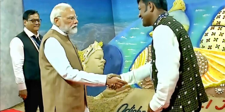 Odisha maritime heritage sand art