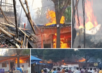 Bhubaneswar Unit-I Market Fire