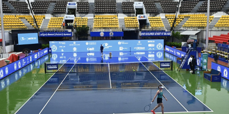 WTA Chennai Open rain delay