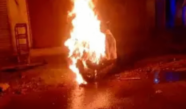 battery scooter fire