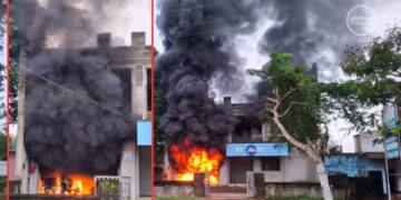 Konark ebike showroom fire