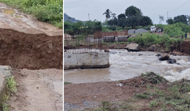 Sandul River bridge collapse