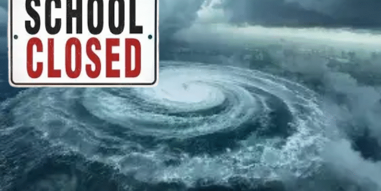 Cyclone Montha school closures
