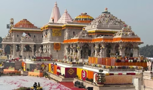 Ayodhya Ram Temple Flag-Hoisting