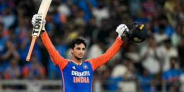 Abhishek Sharma 32-ball century