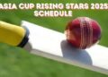 Asia Cup Rising Stars 2025 schedule