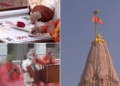 PM Modi Saffron Flag