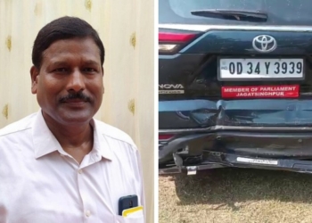 Bibhu Prasad Tarai’s Car Hit