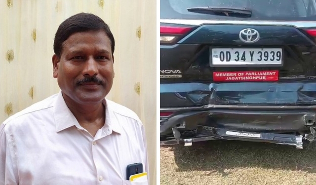Bibhu Prasad Tarai’s Car Hit