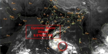 Cyclone Ditwah Odisha weather
