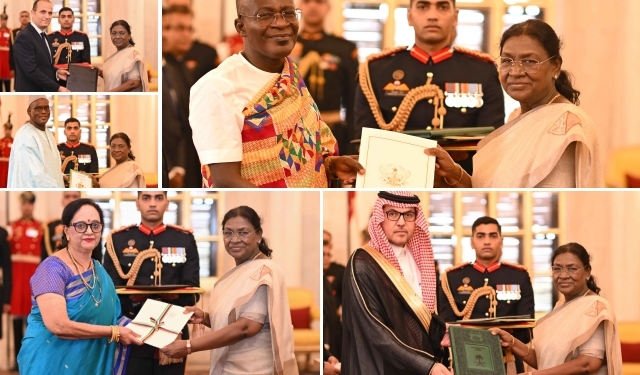 President Murmu receives credentials