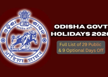 Odisha Govt 2026 Holidays