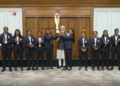 PM Modi meets blind women cricketers