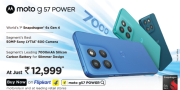 moto g57 POWER budget phone