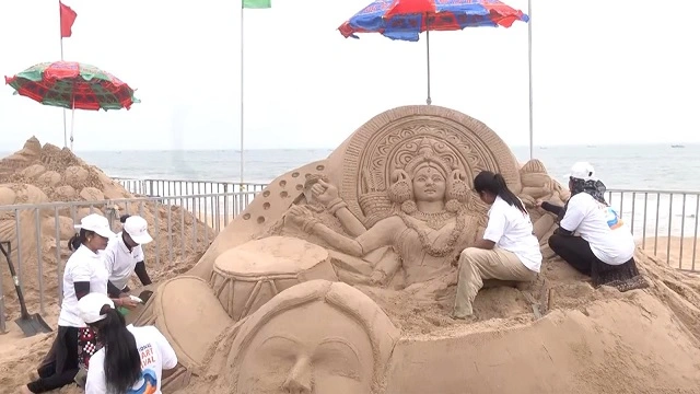 Sand art festival
