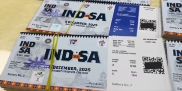 Black-Market Ticket Sales Surge as Offline Counters Open for India–South Africa T20 in Cuttack