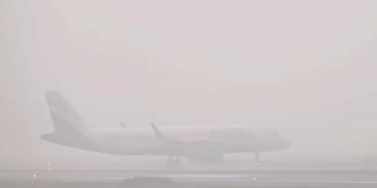 Dense fog in Bhubaneswar