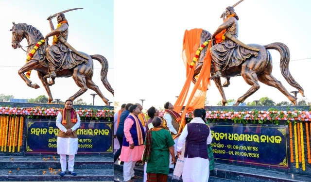 Dharanidhar Naik Statue Keonjhar