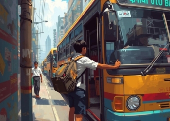 Free bus for school students