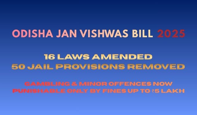 Odisha Jan Vishwas Bill 2025