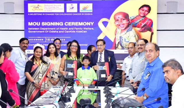Odisha childhood cancer MoU CanKids