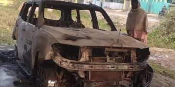 Geetanjali Sethi’s Car Set Ablaze